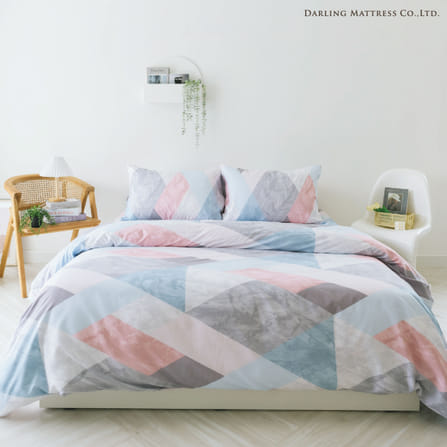 ชุดผ้าปูผ้านวม 5 ฟุต DARLING MATTRESS รุ่นแอบสแตรกต์ ลายมาร์เบิ้ล_8